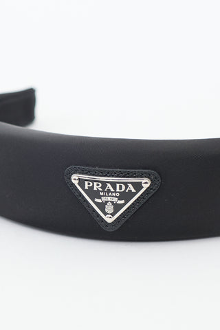 Prada Re-Nylon Logo Headband