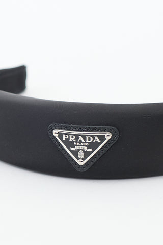 Prada Re-Nylon Logo Headband