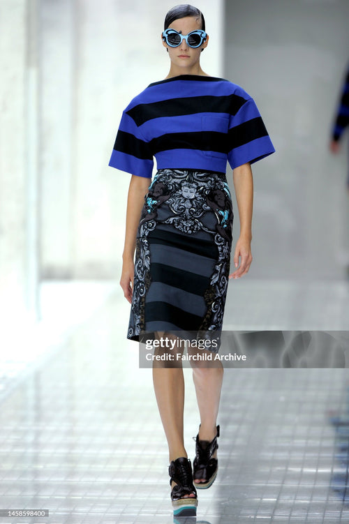 SS 2011 Twill Stripe Skirt