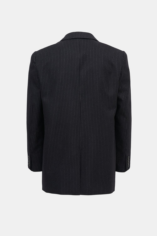 Saint Laurent Wool Pinstripe Blazer