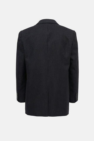 Saint Laurent Wool Pinstripe Blazer