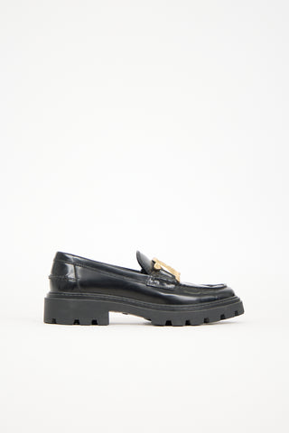 Tod's Leather Gomma Pesante Loafer