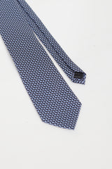 Tom Ford Navy & Black Houndstooth Tie