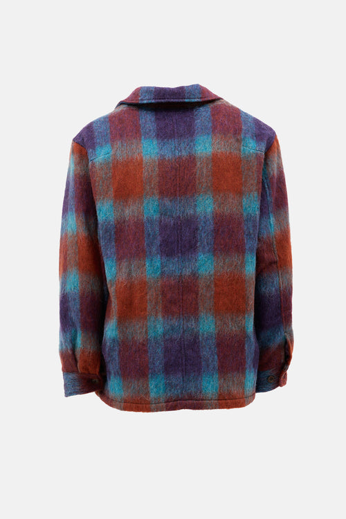 ts(s) Plaid Fuzzy Shirt Jacket