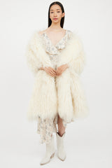 VSP Archive Cream Mongolian Shawl