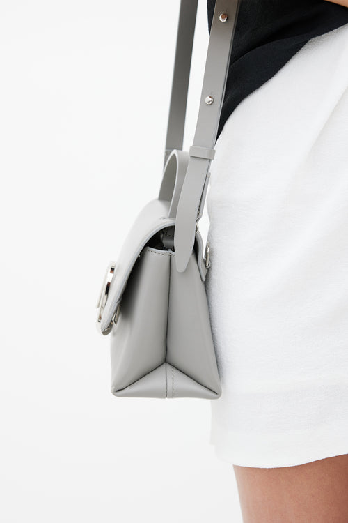 3.1 Phillip Lim Grey Alix Mini Top Handle Bag