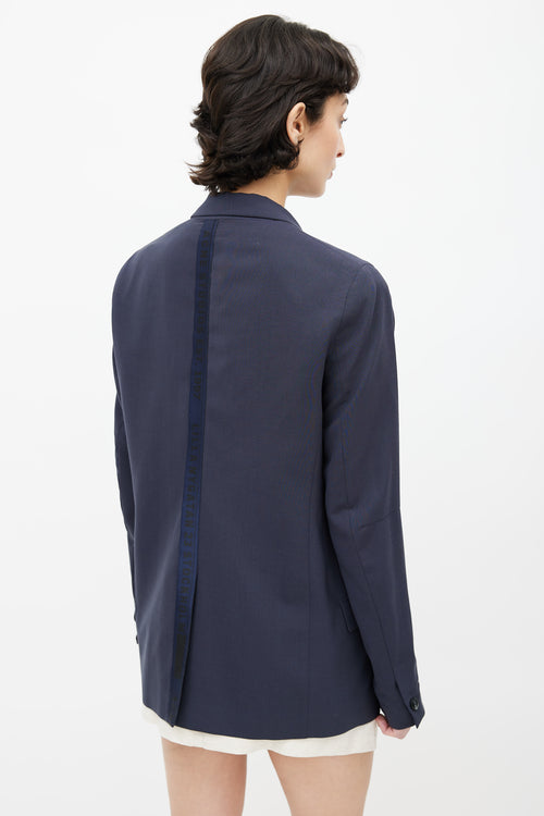 Acne Studios Navy Jinx Suit Oversized Blazer