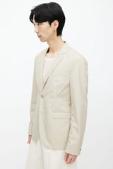 Acne Studios SS 2015 Beige Aron J Pop Blazer