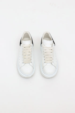 Alexander McQueen White & Black Larry Sneakers