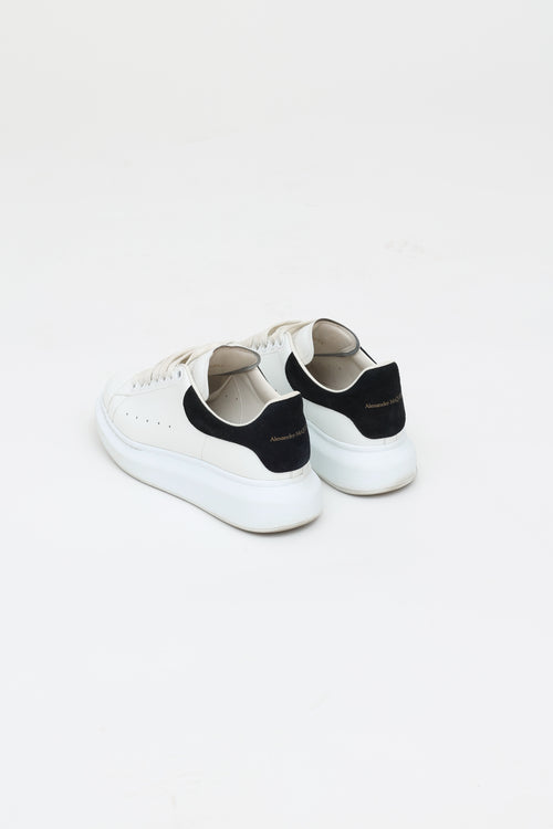 Alexander McQueen White & Black Larry Sneakers