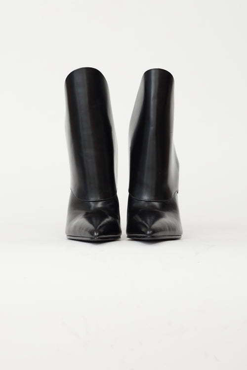 Alexander Wang Black Leather Pointed Toe Heel