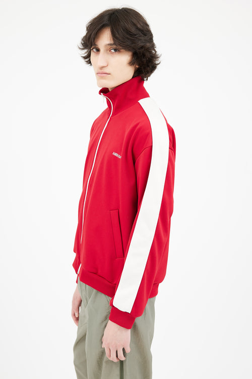 Ambush Red & Cream Side Stripe Track Jacket