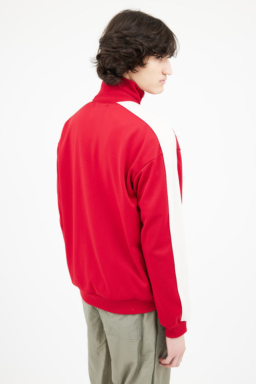 Ambush Red & Cream Side Stripe Track Jacket