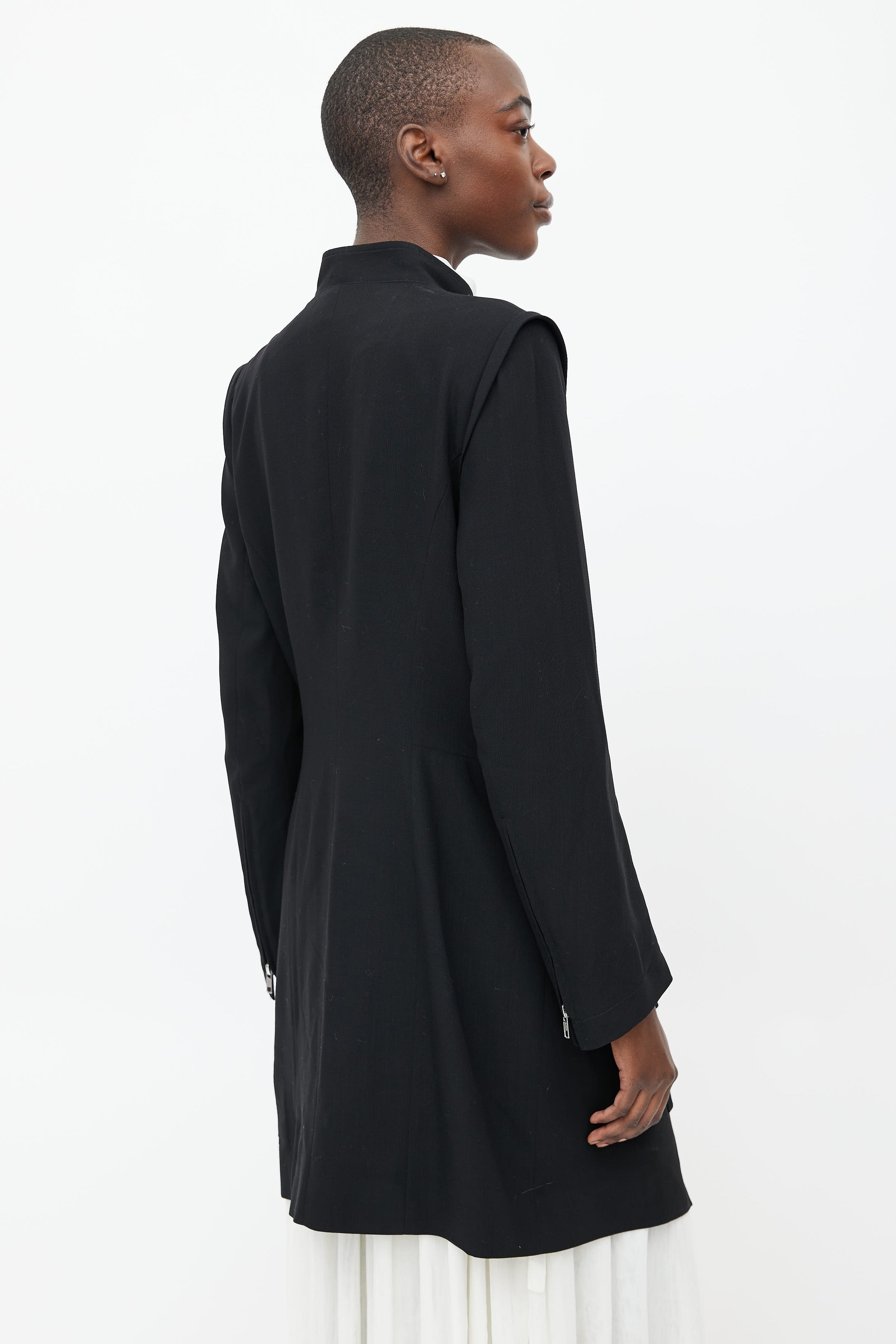 Ann Demeulemeester // Black Wool Buckle Jacket – VSP Consignment
