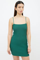 Aritzia // Green Rib Sculpt Cami Dress – VSP Consignment