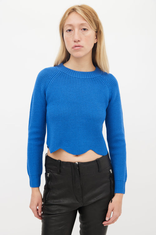 Aritzia Vibrant Blue Sardou Sweater