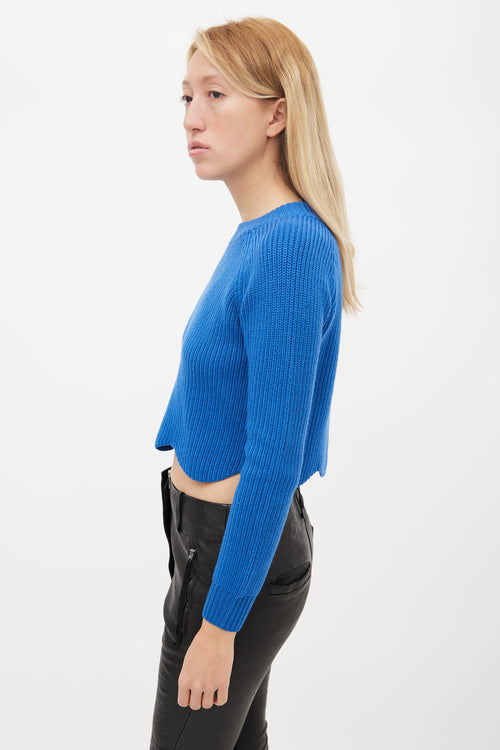 Aritzia Vibrant Blue Sardou Sweater