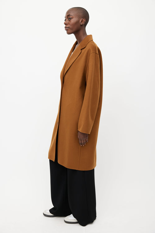 Aritzia Wilfred Brown Wool Coat