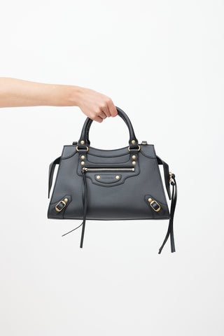 Balenciaga Black Small Neo Classic Shoulder Bag