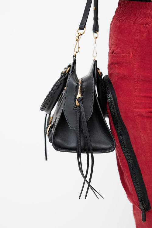 Balenciaga Black Small Neo Classic Shoulder Bag