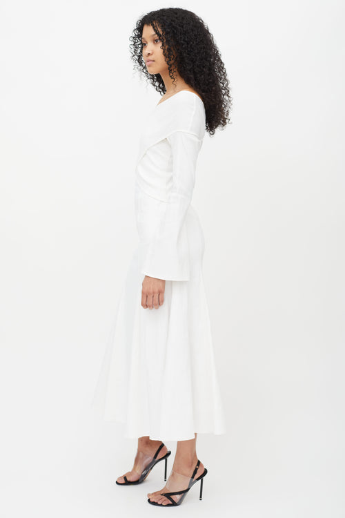 Beaufille White Cutout Prima Dress