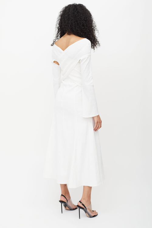 Beaufille White Cutout Prima Dress