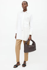 Bottega Veneta Brown Intrecciato Leather Shoulder Bag