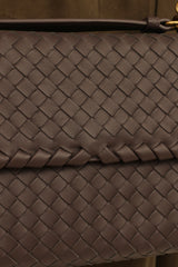 Bottega Veneta Grey Leather Olimpia Bag