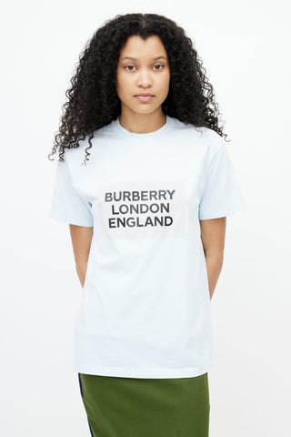 Burberry Light Blue Logo T-Shirt