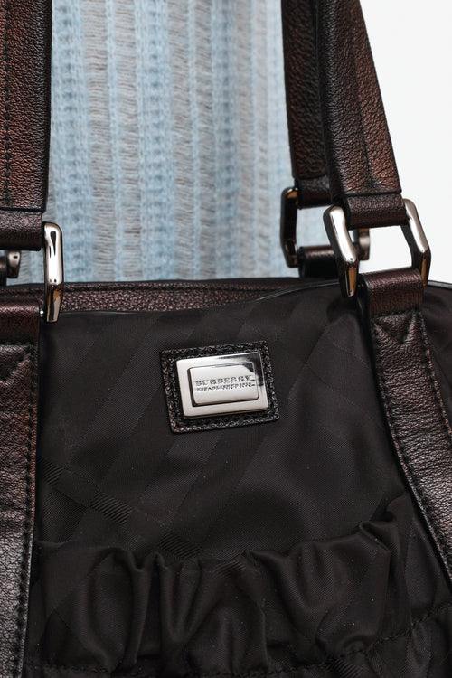 Burberry Black Johnstone Shoulder Bag