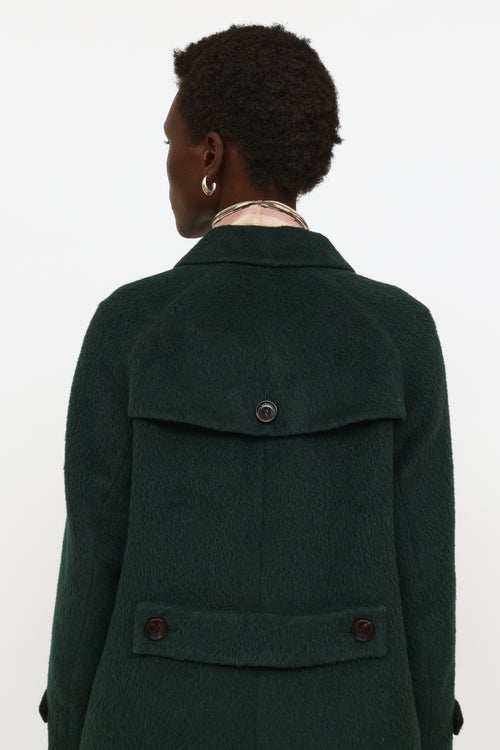 Burberry Green Carlington Coat