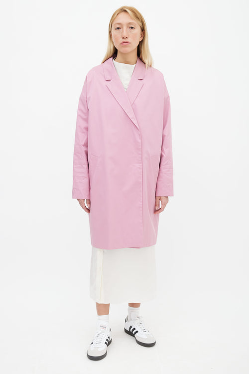 COS Pink Long Blazer Jacket 