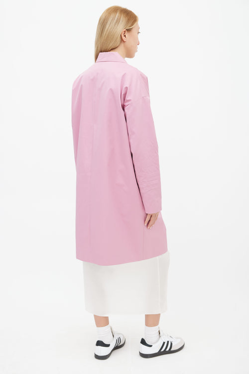 COS Pink Long Blazer Jacket 