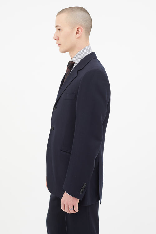Canali Navy Wool Two Piece Suit