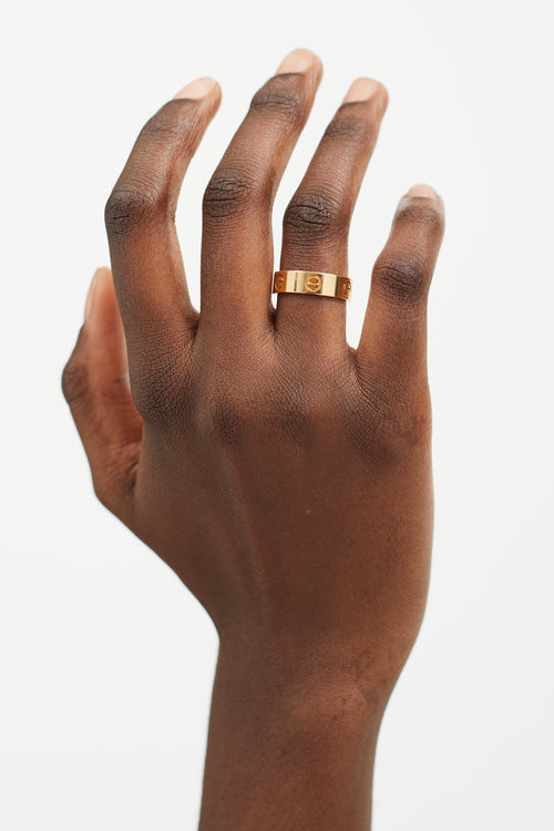 Cartier 18K Yellow Gold Love Ring