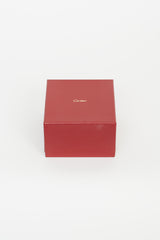 Cartier 18K Yellow Gold Love Pavé Diamond Bracelet