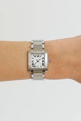 Cartier Steel Tank Française Large Watch