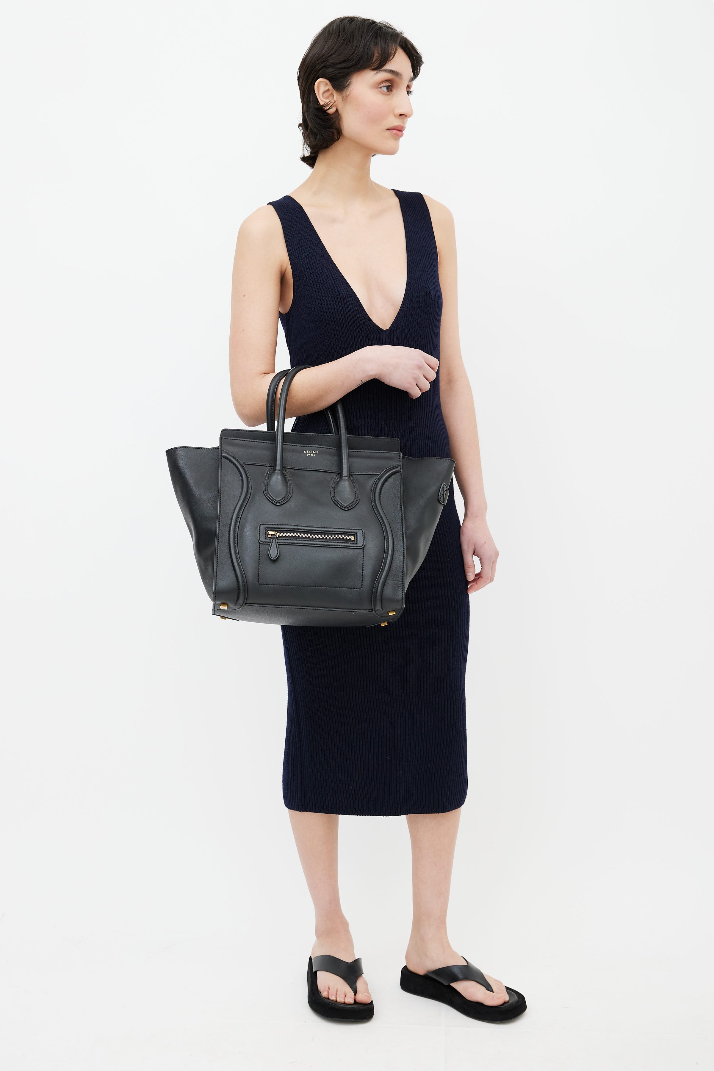Shop CELINE Classic 2023-24FW Casual Style Plain Leather Crossbody Shoulder  Bags by enjel._.☆