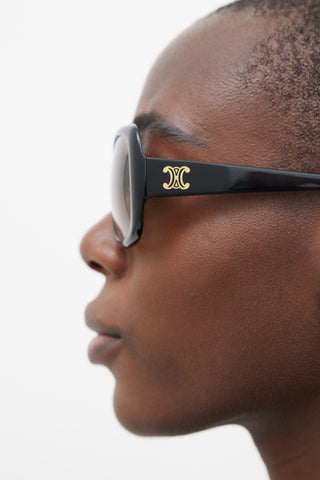 Celine Black & Brown Lens SC 1757G Triomphe Sunglasses
