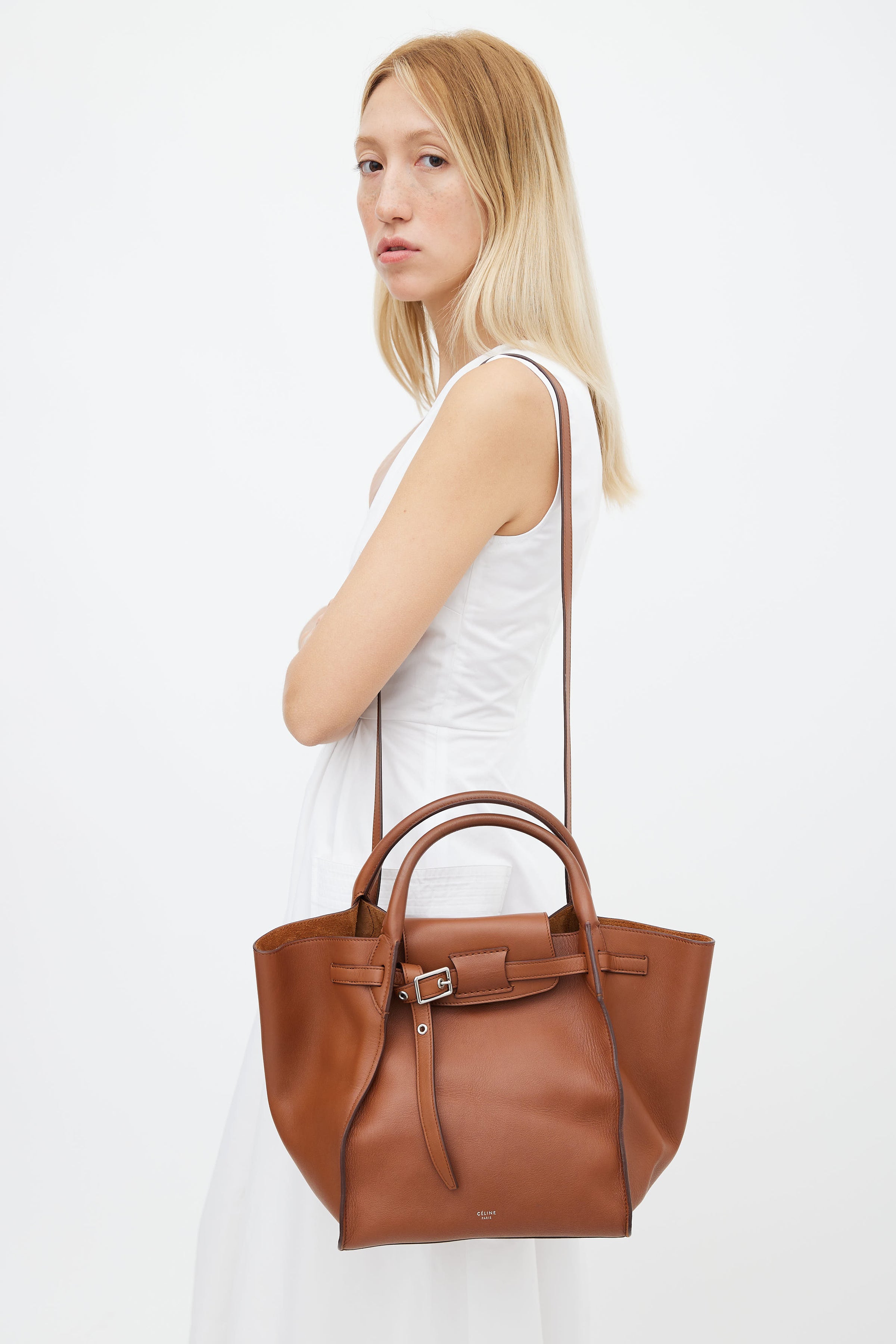 Celine // Green Leather Mini Belt Bag – VSP Consignment