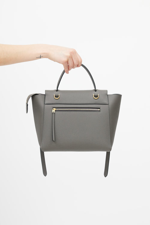 Celine Grey Micro Belt Bag