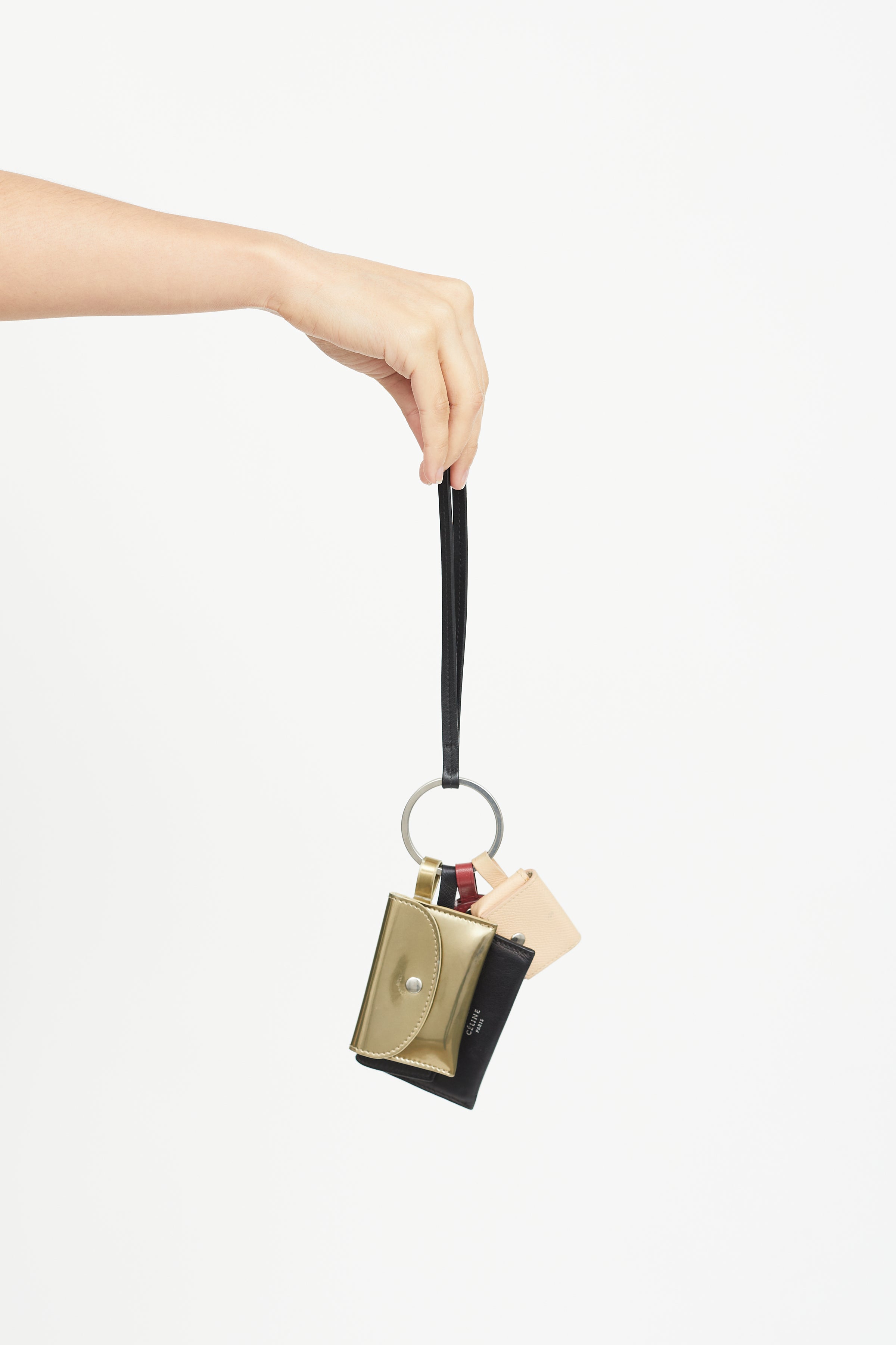 Celine // Multicolor Leather Key Chain Wallet – VSP Consignment