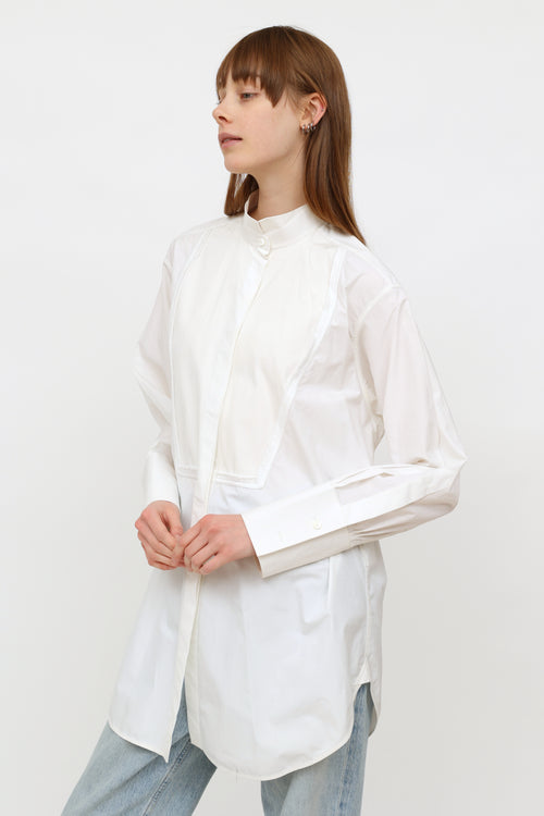 Celine White Button Up Shirt
