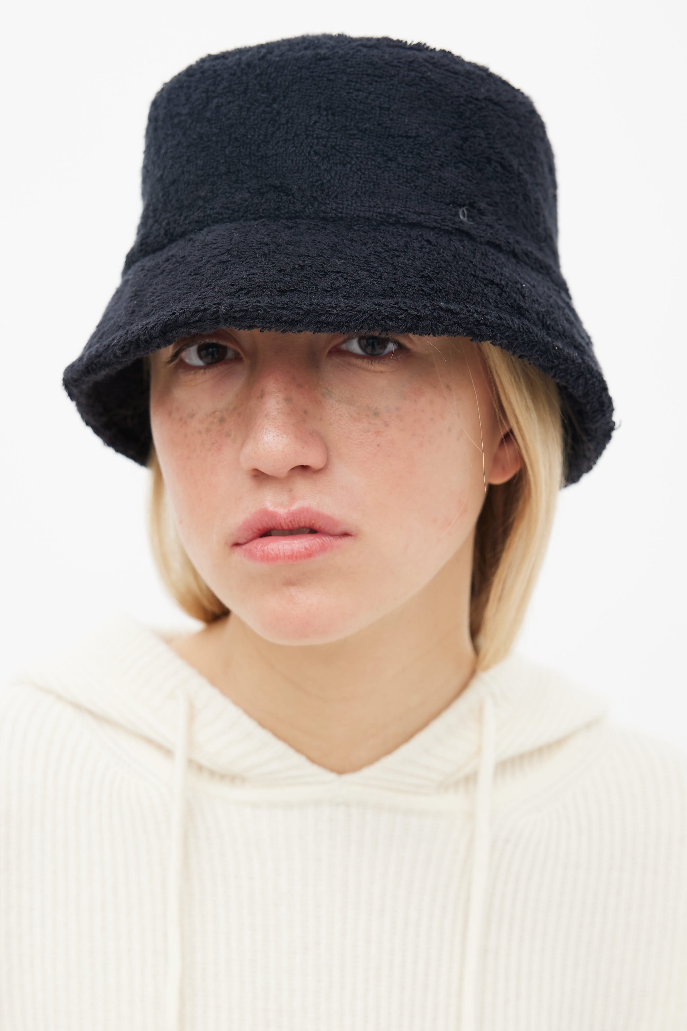 Chanel // Black Cotton Terrycloth Bucket Hat – VSP Consignment