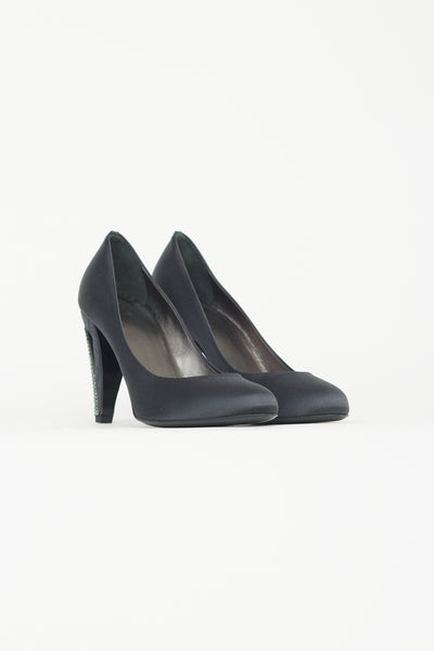 Chanel // 2011 Black CC Cork Wedge Sandals – VSP Consignment