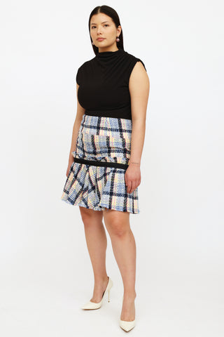 Chanel Multicolour Tweed Skirt
