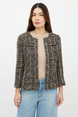 tweed blazer jackets for women chanel