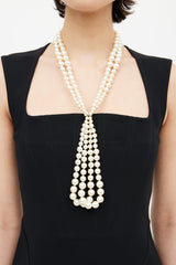 Chanel // PF 2014 Pearl CC Multi Strand Necklace – VSP Consignment