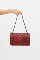 Chanel Red Quilted Leather 2.55 Shoulder Bag