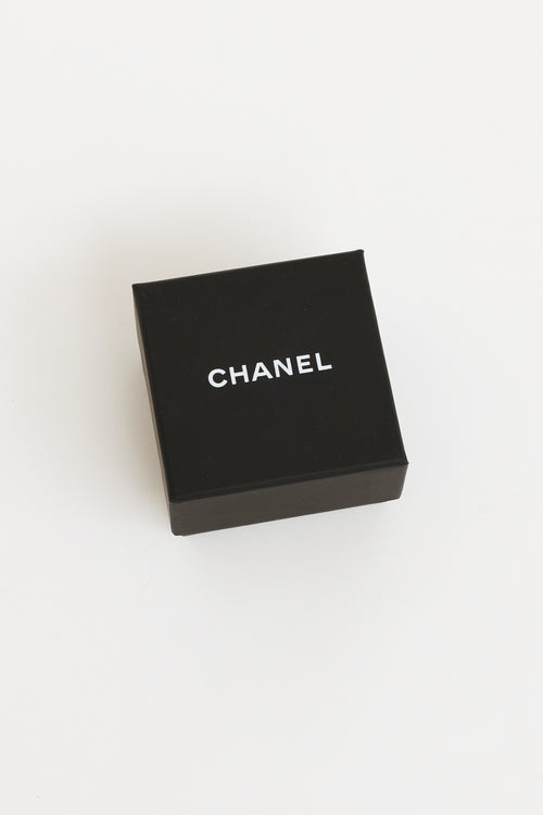 Chanel 2021 Pink Crystal Drop Crystal Ball Earring